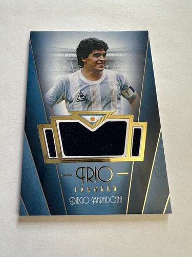 2024 Futera Unique Diego Maradona Trio Forward Jersey Patch 10/21 JSY# 1/1 - Picture 8 of 24