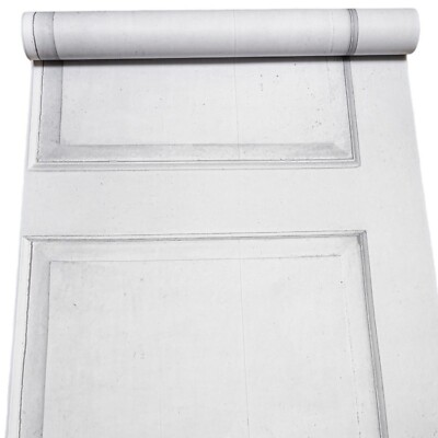 Grau Panel Tapete Glatte Oberfläche 3D Effekt Kleister The Wall Feature Wand Lounge