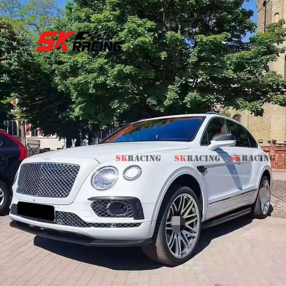Kits de carrocería de alerón de maletero de parachoques delantero trasero para Bentley Bentayga W12 2017-2020 Foto 3 de 4
