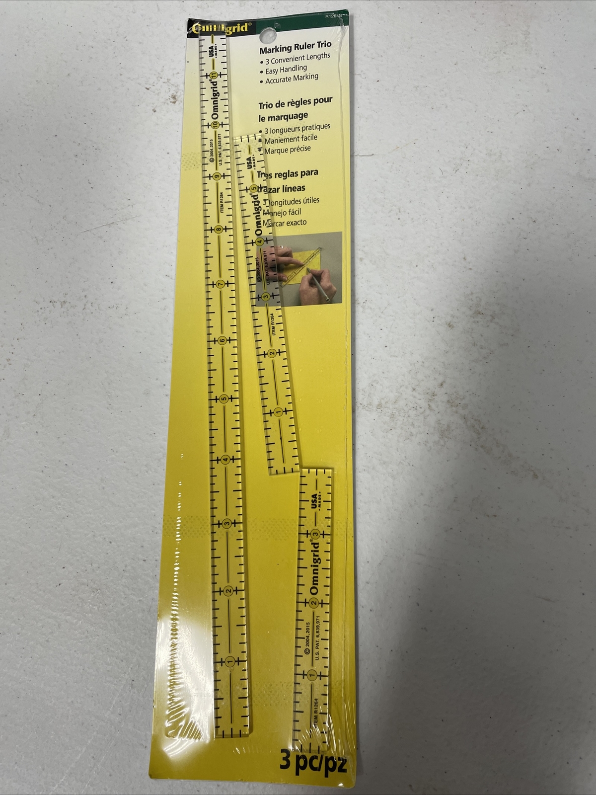 Omnigrid Clear Marking Ruler Trio 4 6 12 Rulers For Quilting omnigrid-clear-marking-ruler-trio-4-6-12-rulers-for-quilting