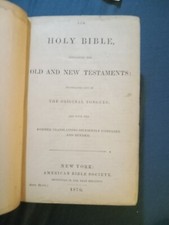 1870 Bible From Calvin Coolidges Stepmother Carrie Coolidge Inscribed