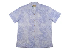 Paradise Found Men's Sea Breeze Palm Hawaiian Shirt