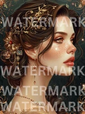 Digital Image Picture Art Portrait Magical Fairy Woman Wallpaper Photo AI Art
