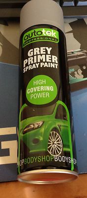 AUTOTEK PROFESSIONAL GRAU GRUNDIERUNG SPRÜHLACK HOHE DECKKRAFT 500 ML