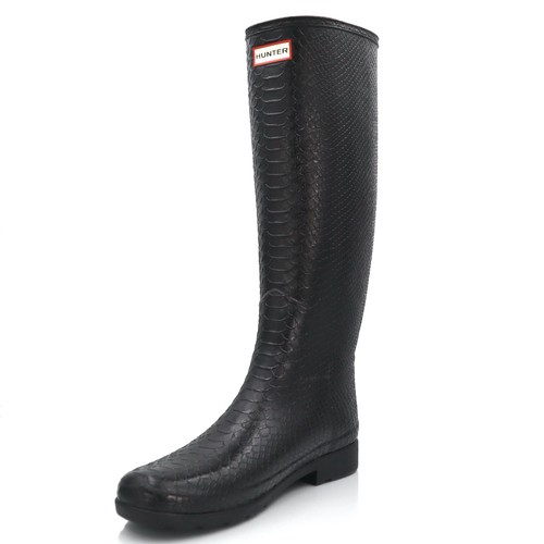 Hunter Boots Women’s Size 11 Tall Snake Print Embossed - Picture 2 of 12