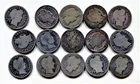 Barber Dimes - Lot of 15 coins