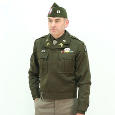 Replica US WW2 Officers OD 51 Ike Jacket AG1132