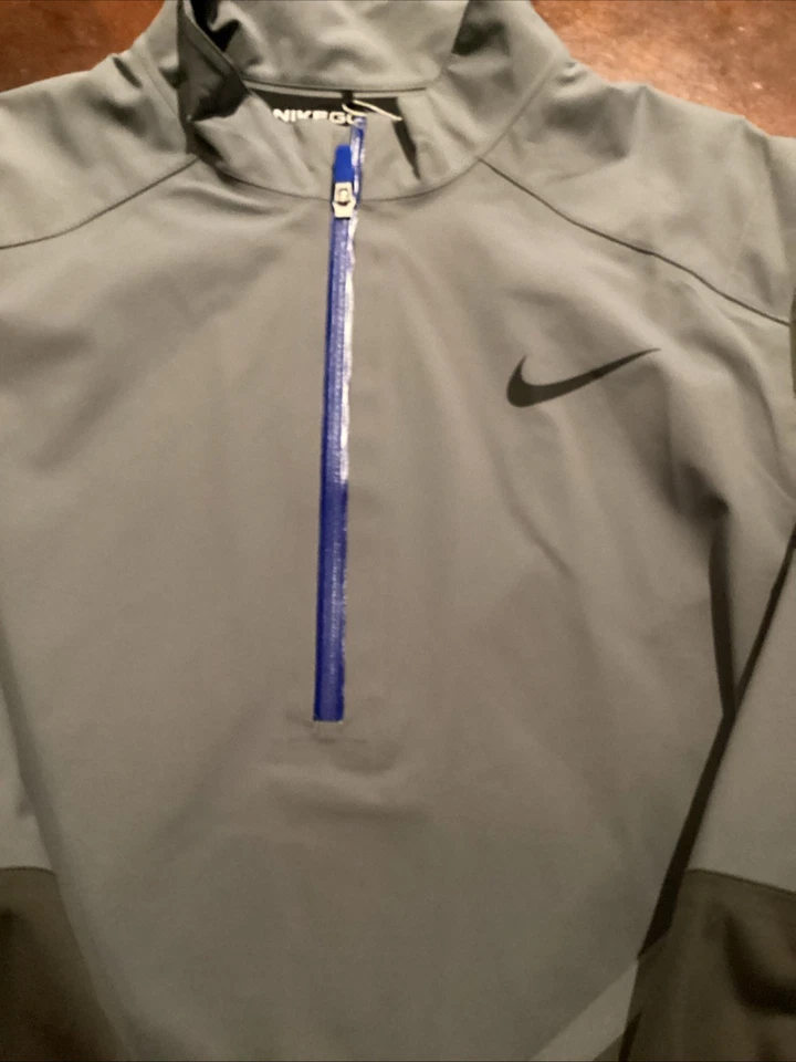 Jaqueta de golfe Nike Storm Fit masculina XL pulôver madeira de tigre TW 1/4 manga longa nova com etiquetas - Imagem 3 de 4