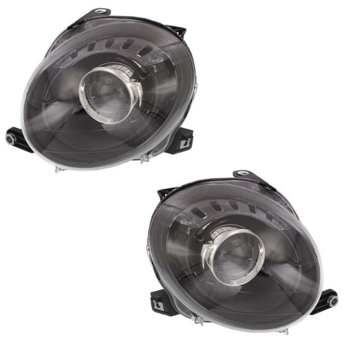 For Fiat 500 2012-2019 Headlight Driver and Passenger Side Pair | CAPA