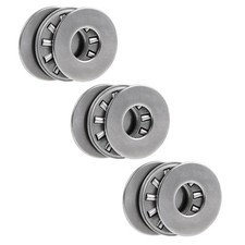 3pcs TC512 Needle Roller Thrust Bearings with Washers 5/16" Bore 3/4" OD 5/64"