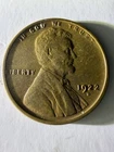 Better date 1922 d Lincoln wheat cent penny coin in fine condition