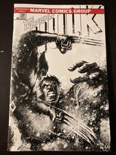 HULK 181 VS WOLVERINE SKETCH COVER PAINTED CHRIS MCJUNKIN ORIGINAL ART NEW!