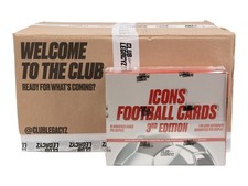 2026 CLUB LEGACYZ ICONS SOCCER THIRD EDITION HOBBY 10-BOX CASE