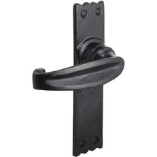 Charlbury Suite Old Hill Ironworks Door Handles  - Latch, Lock, Bathroom 158mm