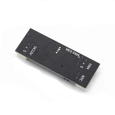 DC12V Computer-Lüfter Temperaturregelung Regler Drehzahlregler Modul 2~3 Drähte