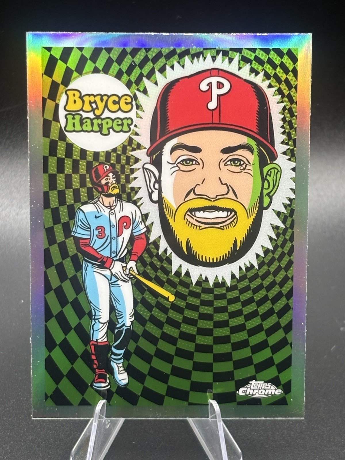 2023 Topps Chrome - Ultraviolet All-Stars Bryce Harper #UV-2 - Phillies - SSP