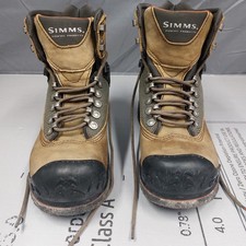 Simms guide boots felt sole with waders