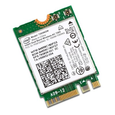 Intel  Dualband-Wireless-AC 7265 WLAN Karte