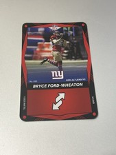 2025 Uno Elite ALT Jerseys Red BRYCE FORD-WHEATON #055 New York Giants Football