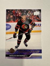 23/24 UD SERIES 2 NIKOLAS MATINPALO YOUNG GUNS RC SP ROOKIE #495