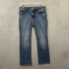 Wrangler Jeans Womens 11x32 Retro Mae Mid Rise Boot Cut Stretch Medium Wash