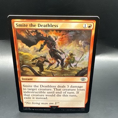 Smite the Deathless (FOIL) -MTG Herr der Ringe C0148 + 1 Regular Karte