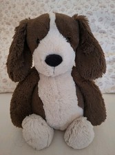 Jellycat Medium Bashful Fudge Puppy Plush Soft Toy Dog No Tags Teddy