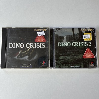 Dino Crisis 1 & 2 PS1 CIB complete w/Manual PlayStation 1 Japanese JPN