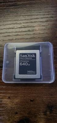 SanDisk 640GB PRO-CINEMA CFexpress Type A Memory Card