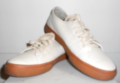 frye gia low lace women beige leather shoes size 10.5 excellent - Picture 1 of 4