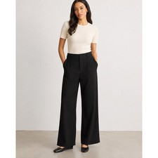 Madewell Slouchy Straight Pants Womens Black 10 Workwear Casual Dress Slacks NWT