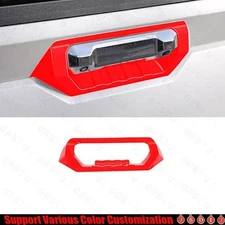 2022-2024  For Toyota Tundra Bright Red Tailgate Door Handle Bowl Decor Cover 1*