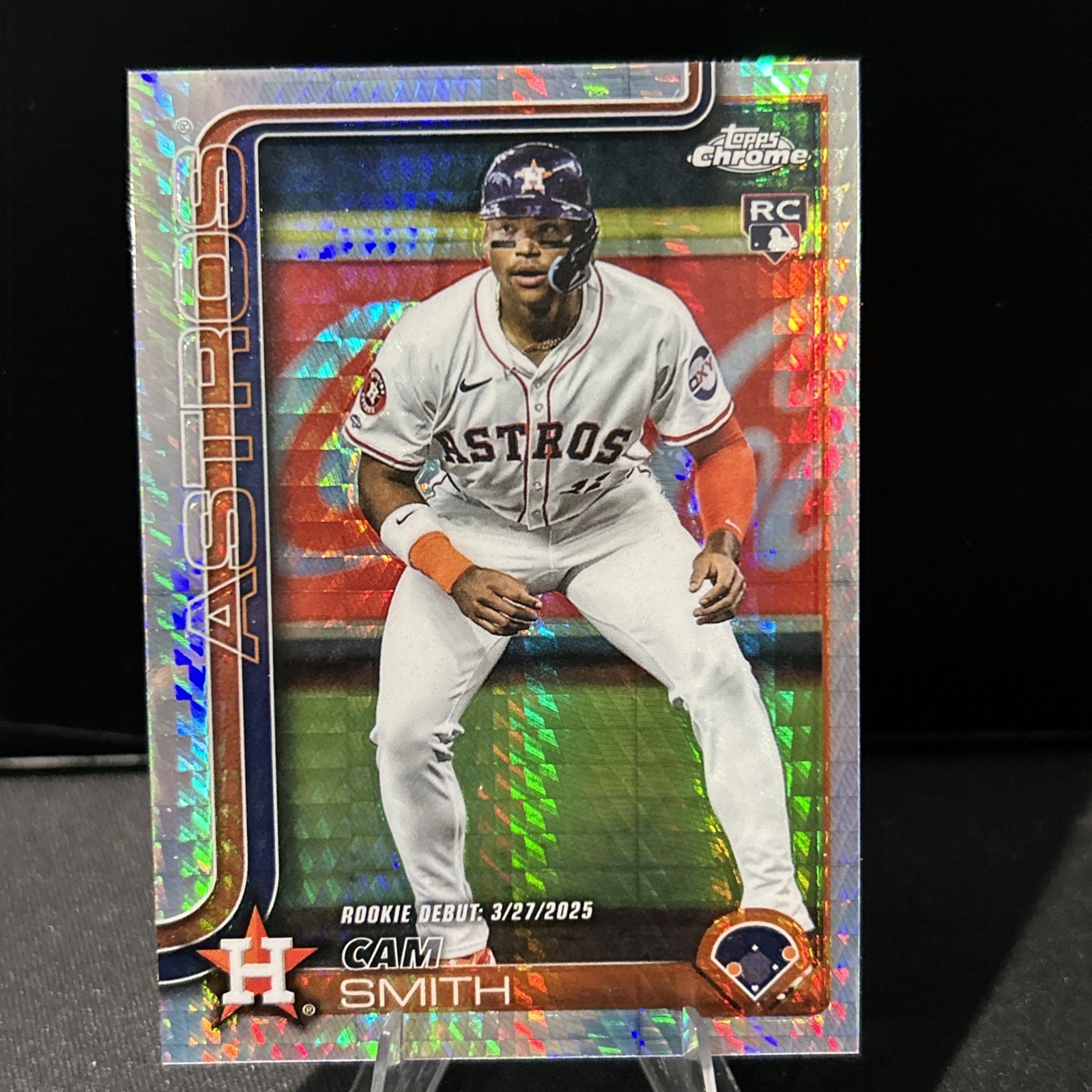 2025 Topps Chrome Update #USC19 Cam Smith Rookie Prizm Refractor