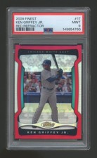POP 2  PSA 9  KEN GRIFFEY JR 2009 FINEST RED REFRACTOR #ED 13/25  SUPER RARE HOF