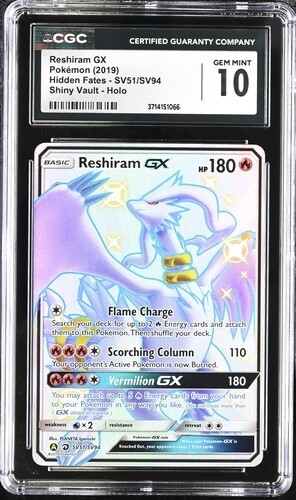 Reshiram-GX graded CGC 10 for sale on eBay