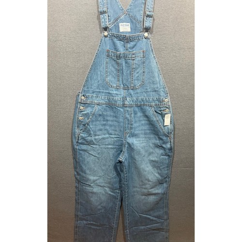 Old Navy Baggy Wide Leg Jean Overalls Size 12 Tall $60 Value Sold Out Online - Picture 4 of 16