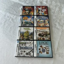 Lot of 8 Nintendo DS Cases - CASES ONLY Bundle Lot of Game Cases- NO GAMES