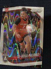 2025 Panini Prizm WNBA Rookie Prizm - White Seismic Te-Hina Paopao #61