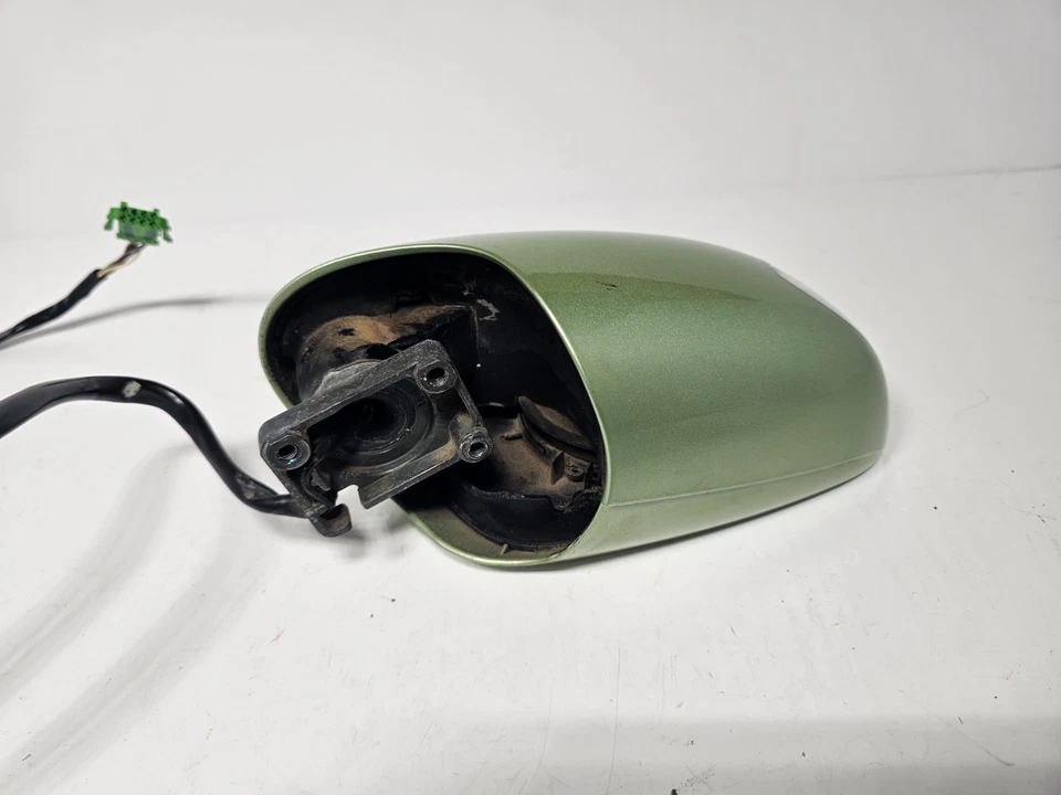 Espejo retrovisor lateral izquierdo del conductor verde Volkswagen VW Beetle 2003-2009 E1010665 Foto 3 de 4