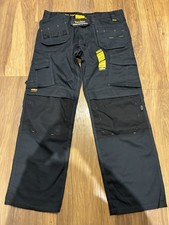 Dewalt Pro Tradesman Work Trousers W40” L33” Workwear BNWT Professional Black