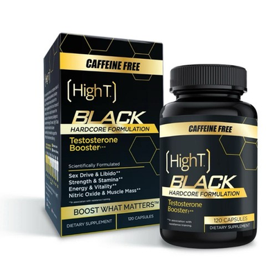 #ad #ad High T Black Caffeine Free Testosterone Booster 120 Capsules $44.25