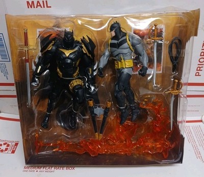 Batman vs Azrael Batman Armor McFarlane Toys DC Multiverse 2 Figures Missing Box