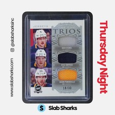 2018 THE CUP #C3-BUF JACK EICHEL KYLE OKPOSO JASON POMINVILLE TRIOS JERSEYS /33