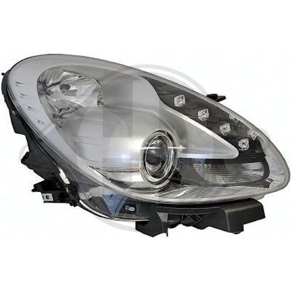 1X Hauptscheinwerfer Diederichs 3042080 FüR Alfa Romeo Rechts-image