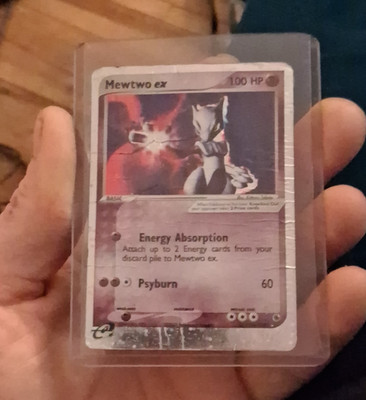 Pokemon TCG EX Ruby & Sapphire Mewtwo ex Holo 100 HP Basic Holo Rare EX EN