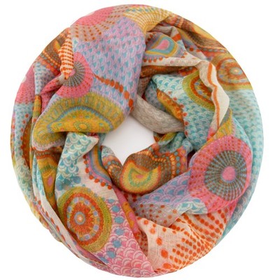 Glamexx24 Damen Schal Tuch Schlauchschal Rund Loopschal Leo Muster