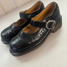 Vintage Dr. Martens Mary Jane Shoes Made in England Size 5