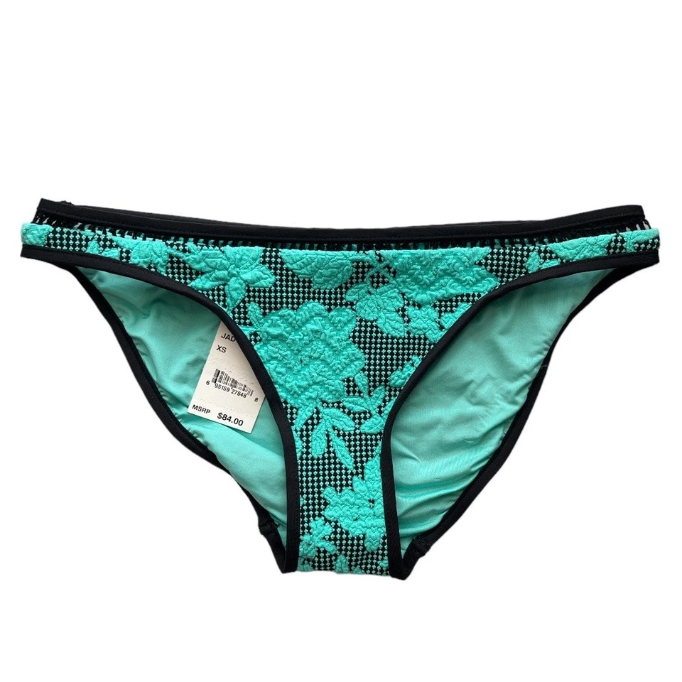 Parte inferior de bikini Nanette Lepore Jade Jacquard, XS Foto 2 de 4