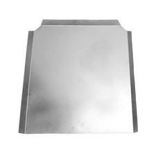 Adjustable Stainless Steel Fireplace Back Panel Heat Reflector With Feet