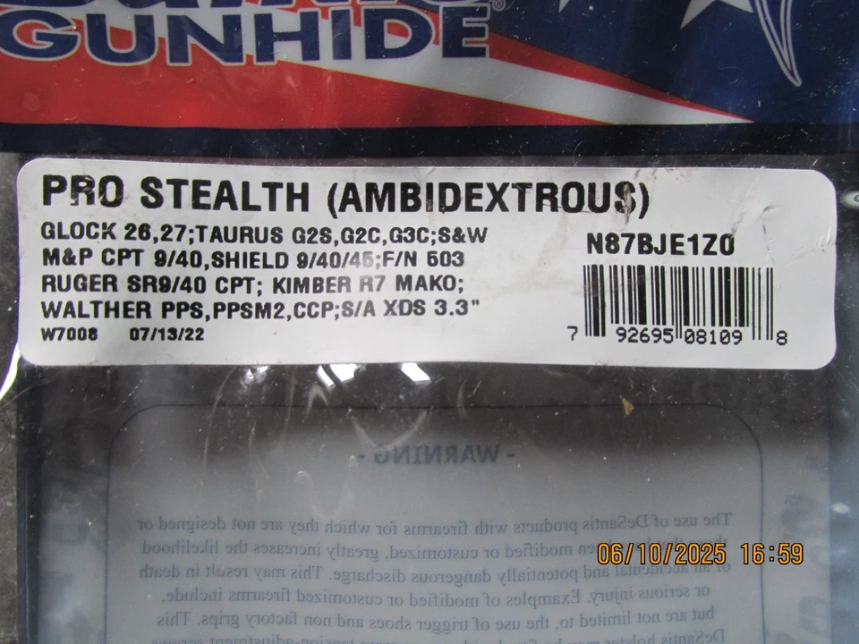 Funda Desantis IWB con Mag Pouch - Glock Taurus S&W FN Ruger Kimber Walther SA Foto 2 de 4